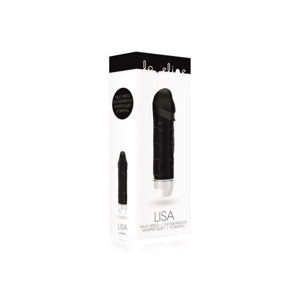 Shots Loveline Vibrador Lisa Negro marca LOVELINE