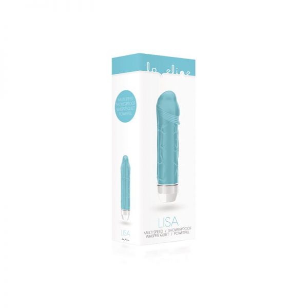 Shots Loveline Vibrador Lisa Turquesa de calidad