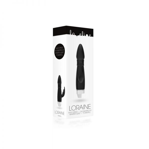 Shots Loveline Vibrador Loraine Negro en www.tiendaeroticaweb.es