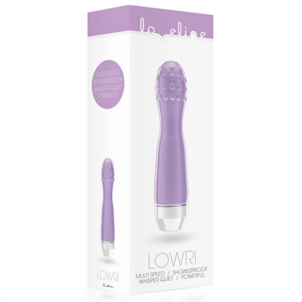 Shots Loveline Vibrador Lowri Púrpura marca LOVELINE