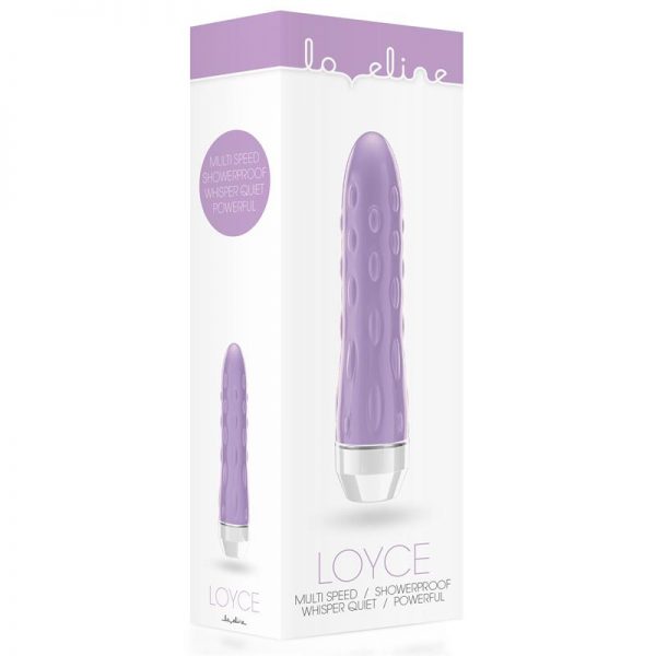 Shots Loveline Vibrador Loyce Púrpura marca LOVELINE