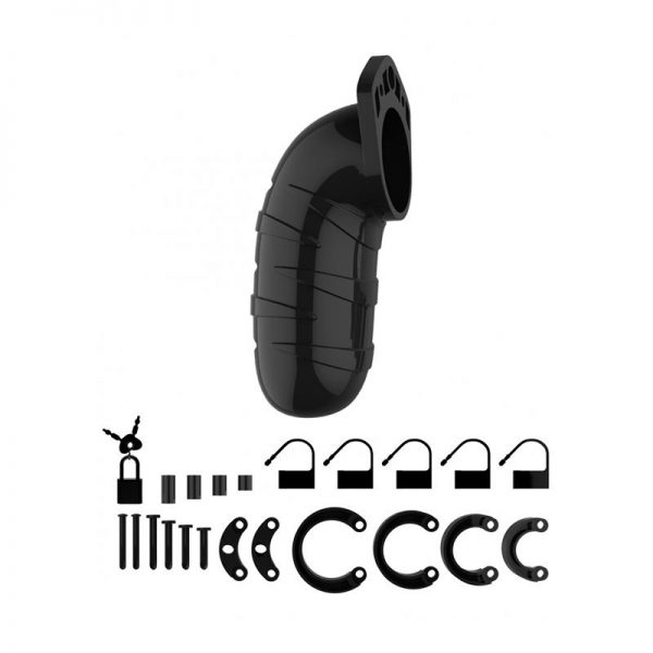 Shots Man Cage Jaula para el Pene color Negro 14 Cm de calidad