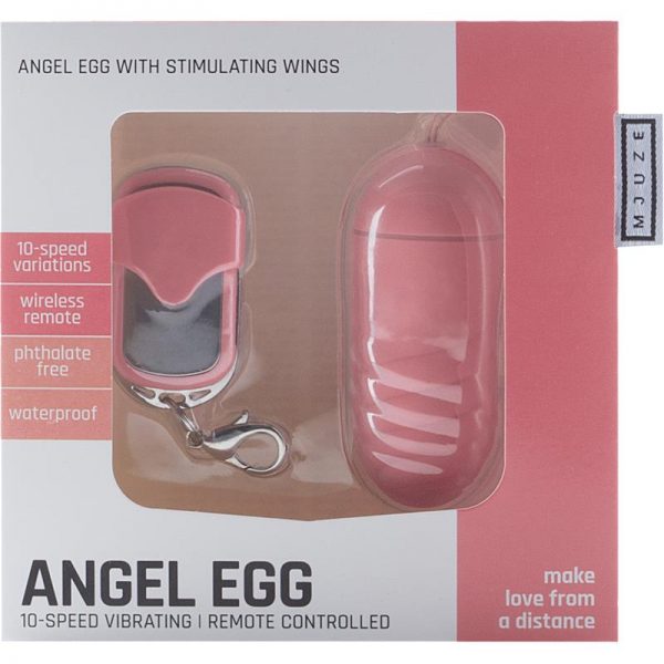 Shots MJuze Huevo Vibrador Angel Rosa marca MJUZE