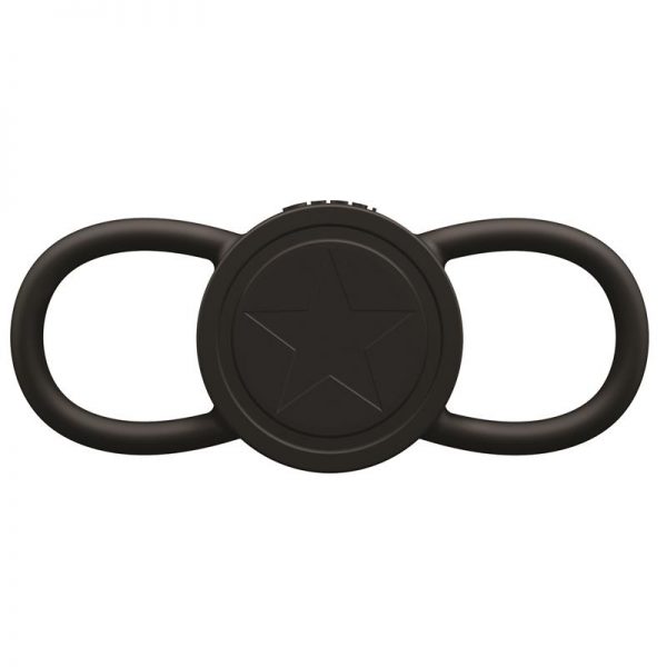 Shots Ouch! Anillo para Pene Realistic Treasure Negro de calidad