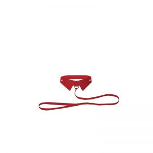 Shots Ouch! Collar Clásico con Correa Rojo barato