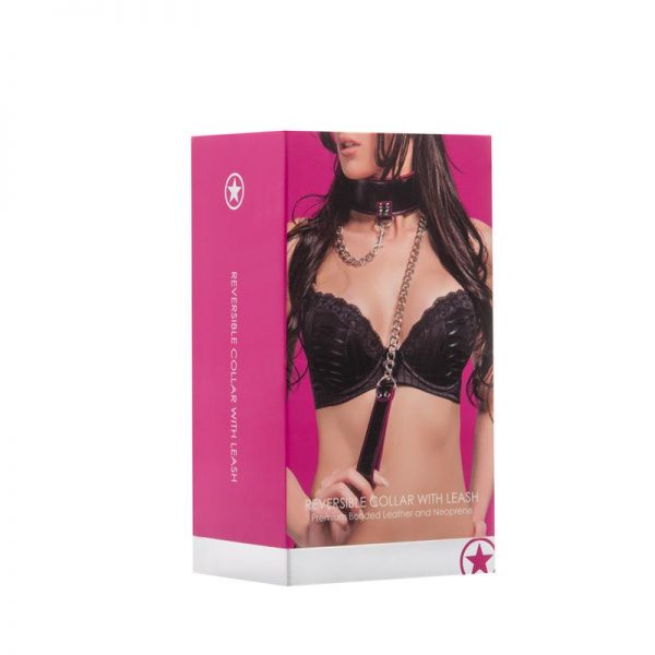 Shots Ouch! Collar Reversible con Correa Rosa marca OUCH!