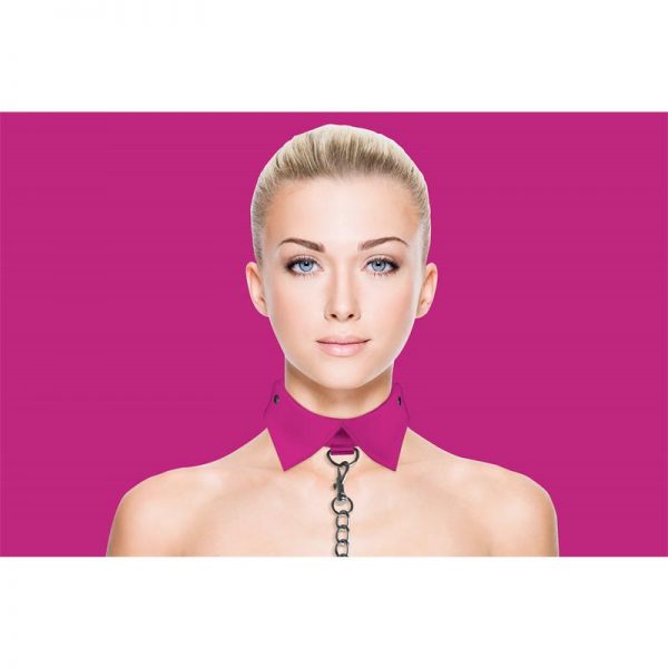 Shots Ouch! Collar y Cadena Rosa de calidad