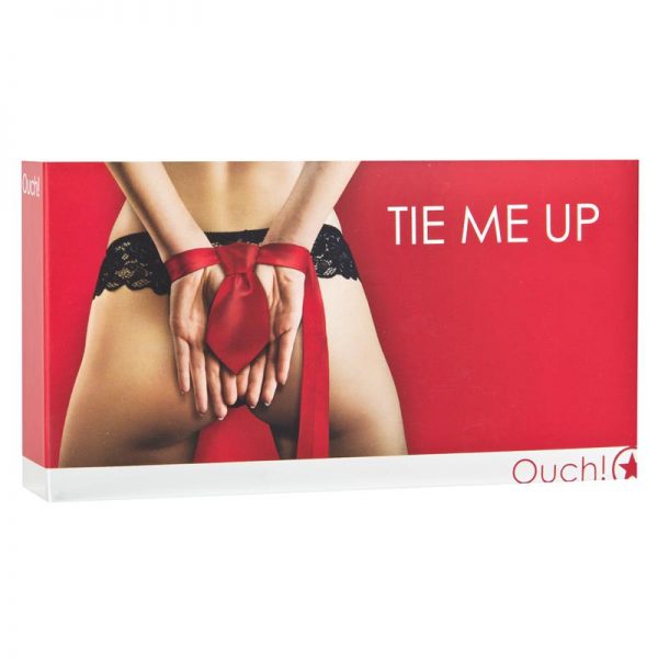 Shots Ouch! Corbata Tie Me Up Rojo marca OUCH!