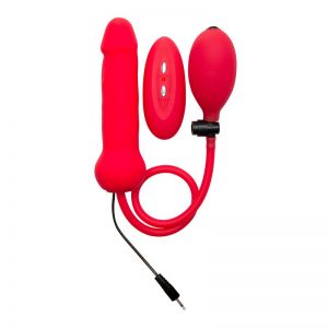 Shots Ouch! Dildo Vibrador Hinchable Rojo barato
