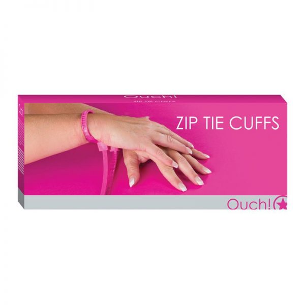Shots Ouch! Esposas con Zip Color Rosa de calidad