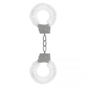 Shots Ouch! Esposas de Pelo para Principiantes Blanco barato