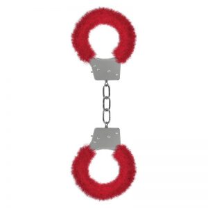 Shots Ouch! Esposas de Pelo para Principiantes Rojo barato