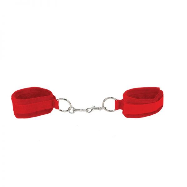Shots Ouch! Esposas de Velcro Rojo barato
