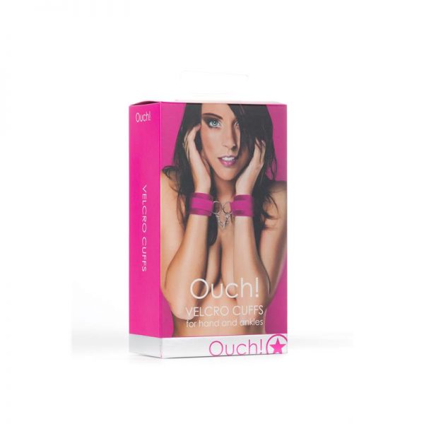 Shots Ouch! Esposas de Velcro Rosa marca OUCH!