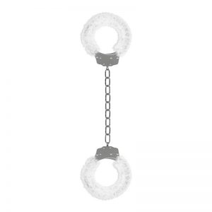 Shots Ouch! Esposas para Tobillos para Principiantes con Pelo Color Blanco barato