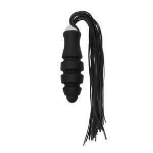 Shots Ouch! Flogger y Dildo Color Negro barato