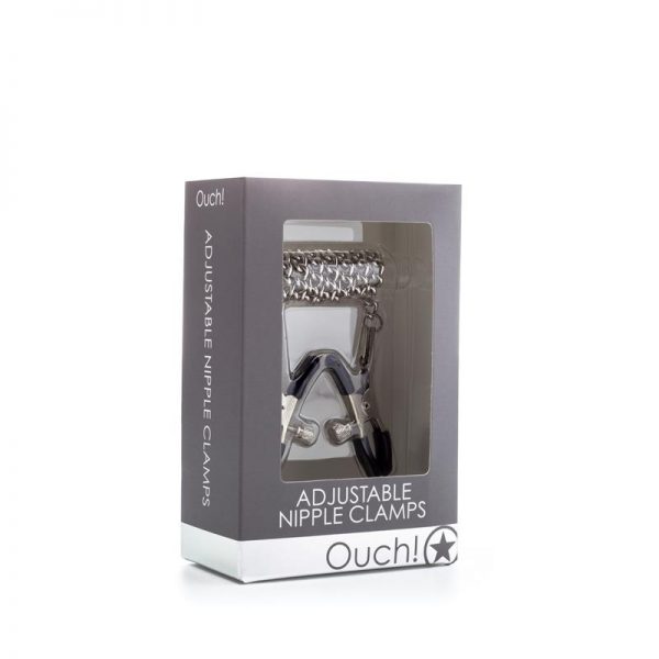 Shots Ouch! Pinzas Ajustables para Pezones Color Metal de calidad