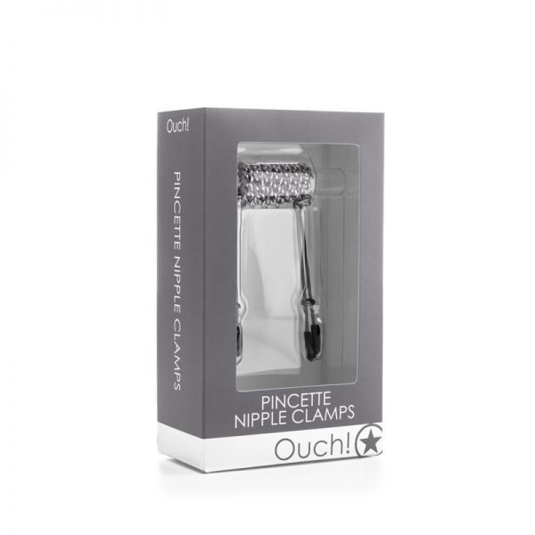 Shots Ouch! Pinzas para Pezones con Cadenas Color Metal de calidad