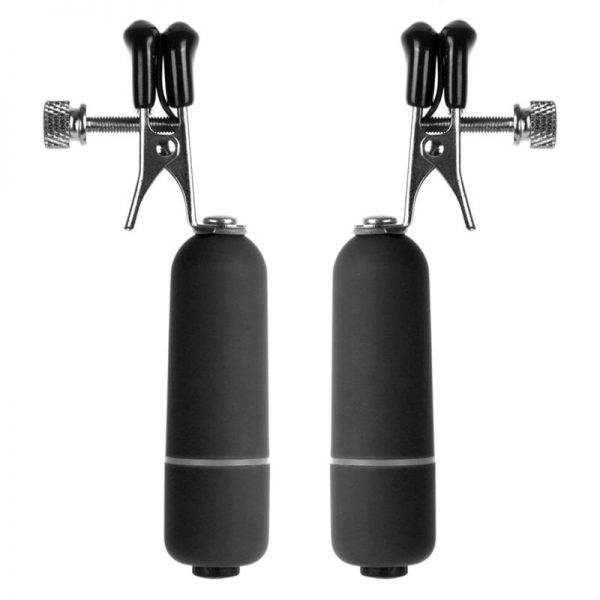 Shots Ouch! Pinzas Vibradoras para Pezones Negras barato