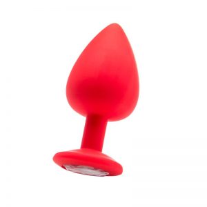 Shots Ouch! Plug Anal Diamante Extra Grande Rojo barato
