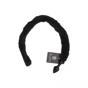Shots Ouch! Plug Anal Kitty Tail Color Negro barato