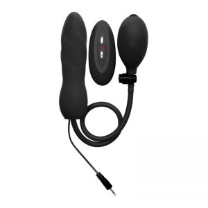 Shots Ouch! Plug Vibrador Hinchable Twist Negro barato