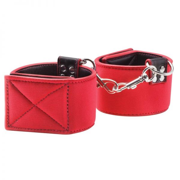 Shots Ouch! Puños para Tobillo Reversibles Rojo fabricante OUCH!