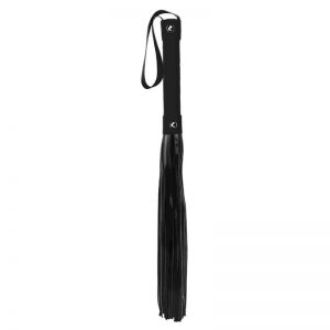Shots Ouch! Whips and Paddles Flogger Negro barato
