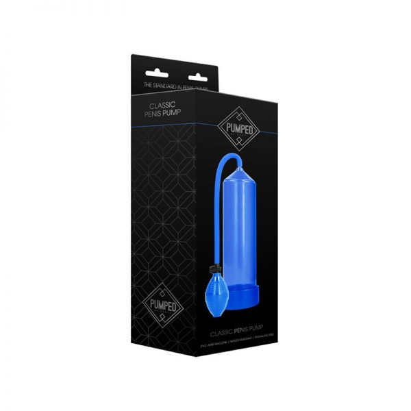Shots Pumped Succionador de Pene Clásico Color Azul de calidad