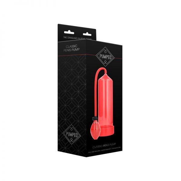Shots Pumped Succionador de Pene Clásico Color Rojo de calidad