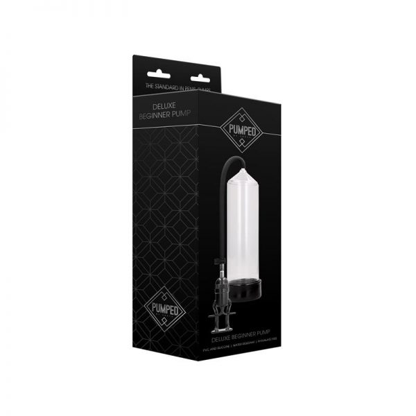 Shots Pumped Succionador de Pene para Principiantes Deluxe Transparente de calidad