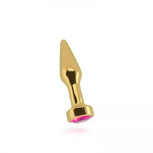 Shots Rich Plug Anal Pink Sapphire 10 cm Dorado barato