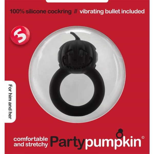 Shots S-Line Party Pumpkin Anillo para el Pene Negro de calidad