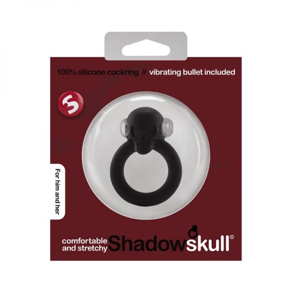 Shots S-Line Shadow Skull Anillo para el Pene Negro marca S-LINE