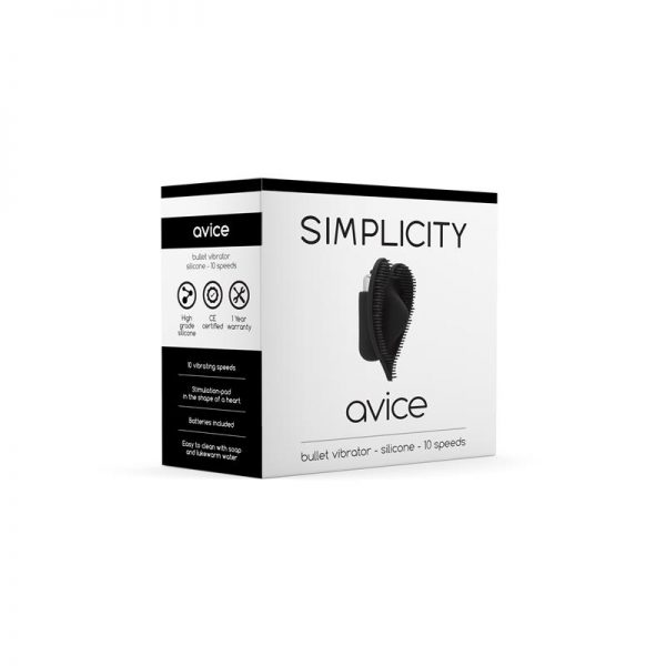 Shots Simplicity Bala Vibradora AVICE Negro marca SIMPLICITY