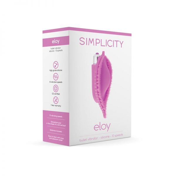 Shots Simplicity Bala Vibradora ELOY Rosa de calidad