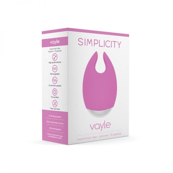 Shots Simplicity Vibrador de Mano VAYLE Rosa marca SIMPLICITY