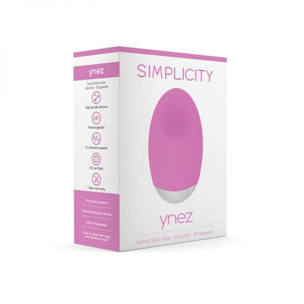 Shots Simplicity Vibrador de Mano YNEZ Rosa marca SIMPLICITY