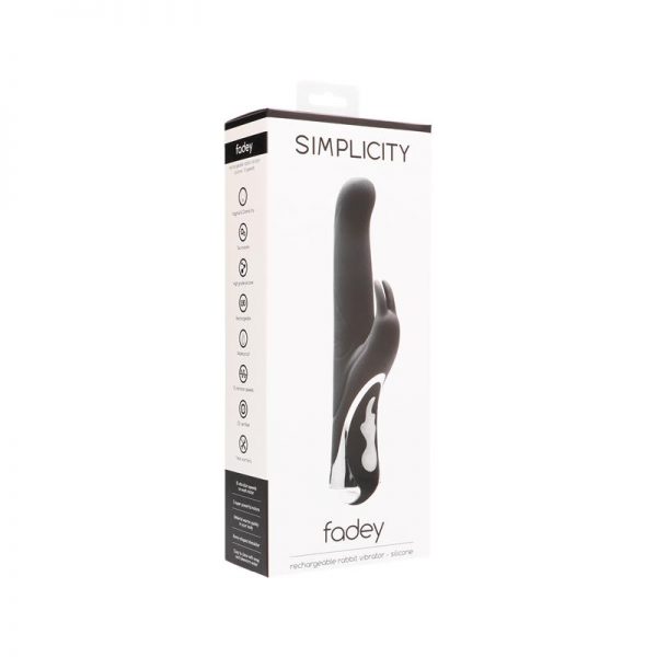 Shots Simplicity Vibrador FADEY Negro de calidad