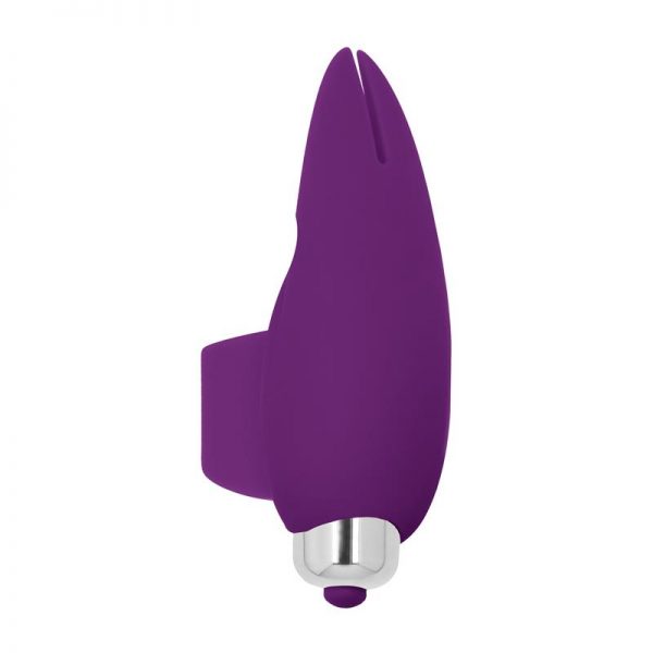 Shots Simplicity Vibrador para el Dedo PIERS Púrpura marca SIMPLICITY