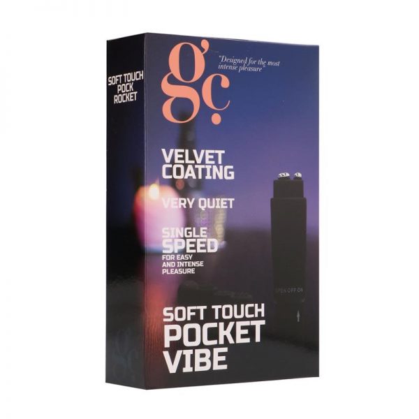 Shots Soft Touch Pocket Vibe Negro de calidad