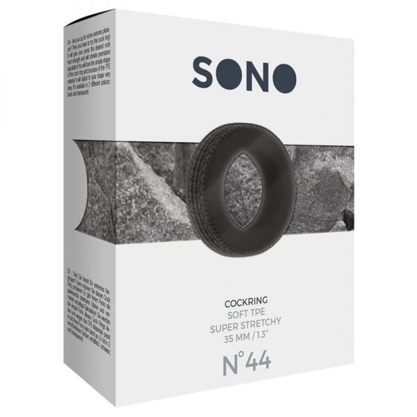 Shots Sono Anillo para el Pene No.44 Negro marca SONO