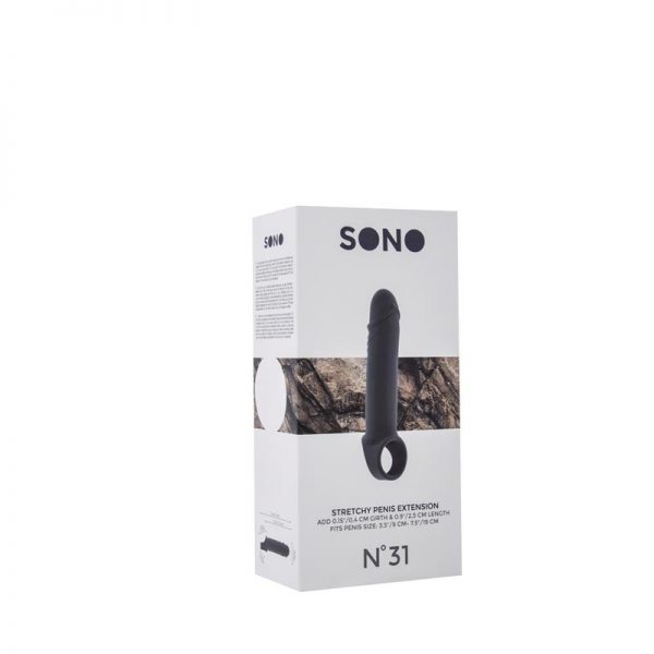 Shots Sono Funda para Pene No.31 Gris marca SONO