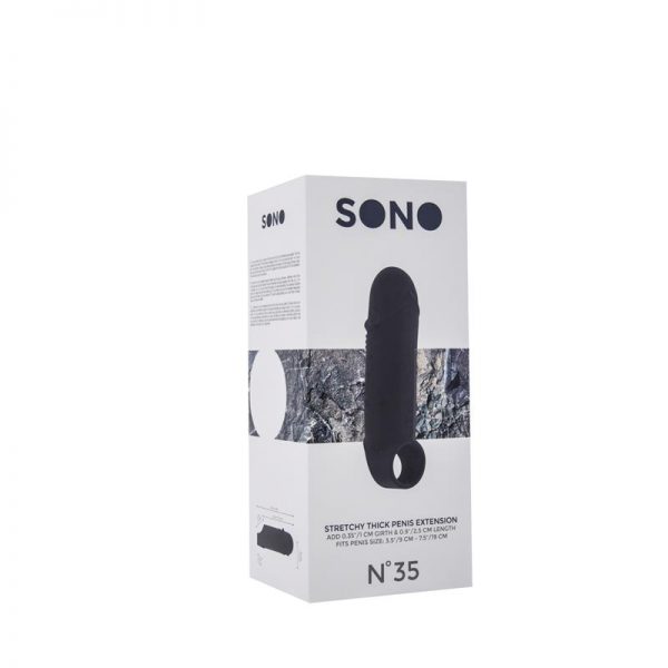 Shots Sono Funda para Pene No.35 Color Negro marca SONO