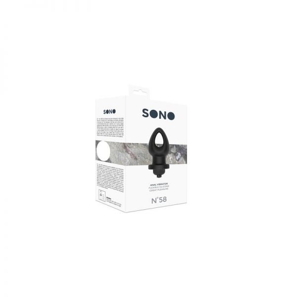 Shots Sono Vibrador Anal No. 58 Color Negro de calidad