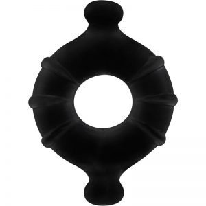 Shots Toys Anillo para el Pene Gummy XL Negro barato