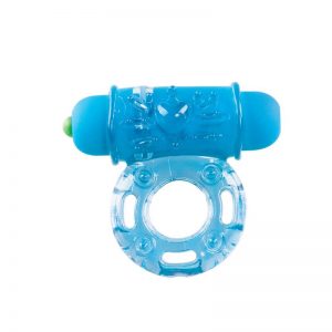 Shots Toys Anillo Vibrador con Bala Azul barato