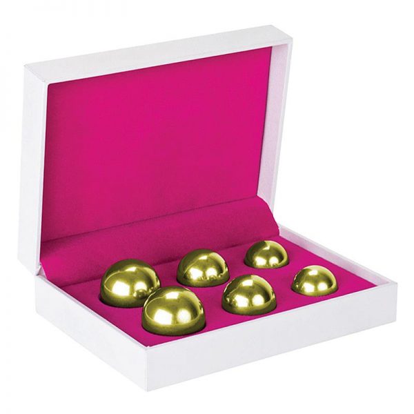 Shots Toys Ben Wa Bolas Set Oro de calidad