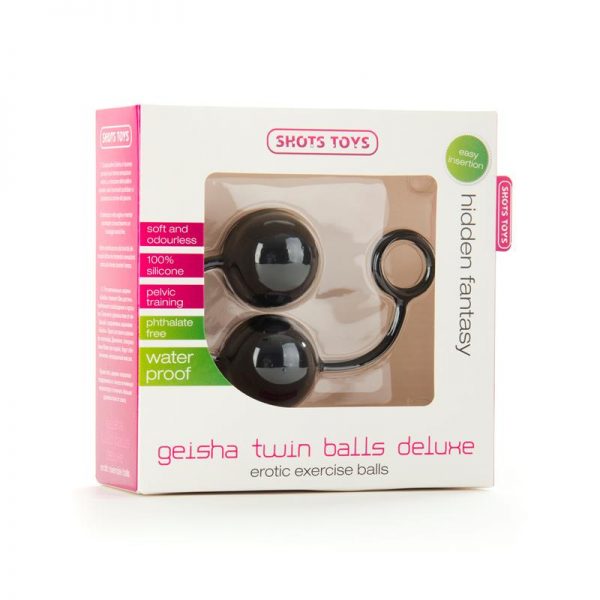 Shots Toys Bolas Geisha Deluxe Negro de calidad