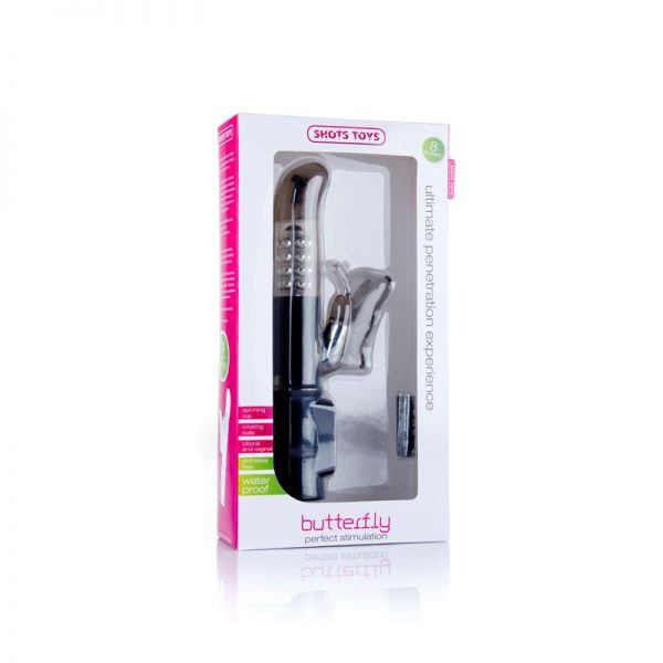 Shots Toys Butterfly Negro de calidad